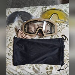 Lancer Tactical Desert Tan Protective Goggles